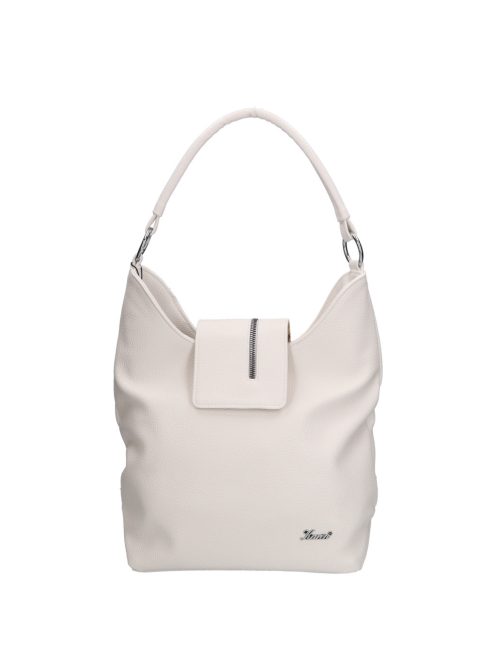 Karen Amantia fehér rostbőr női válltáska