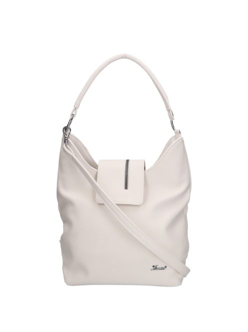 Karen Amantia fehér rostbőr női válltáska