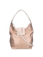 Karen Amantia rose gold-bézs rostbőr női válltáska