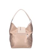 Karen Amantia rose gold-bézs rostbőr női válltáska