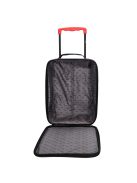 Zebra Trends fekete-kék autós 2 kerekű gyerek bőrönd