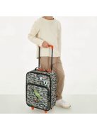 Zebra Trends zöld dínós 2 kerekű gyerek bőrönd