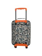 Zebra Trends zöld dínós 2 kerekű gyerek bőrönd