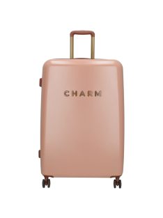 Charm London rose gold 4 kerekű nagy bőrönd