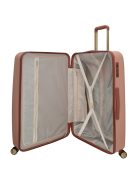 Charm London rose gold 4 kerekű nagy bőrönd