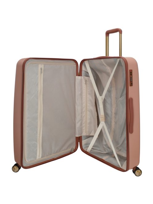 Charm London rose gold 4 kerekű nagy bőrönd