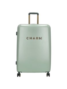 Charm London menta 4 kerekű nagy bőrönd