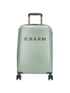 Charm London menta 4 kerekű kabinbőrönd