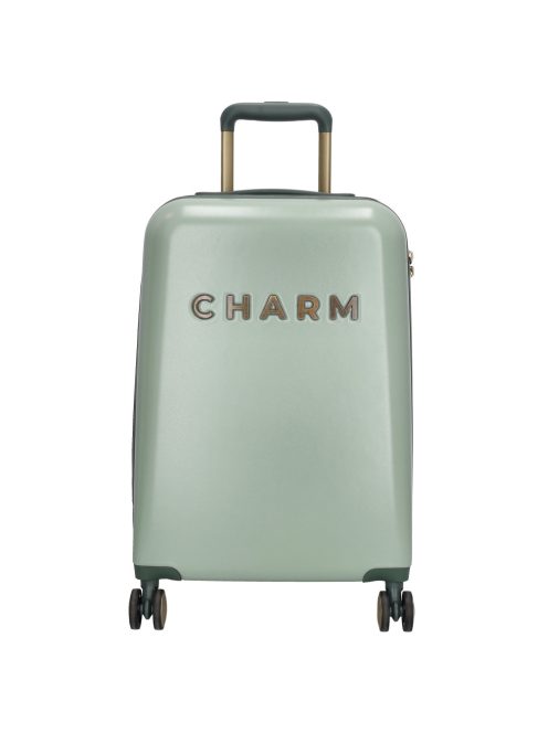 Charm London menta 4 kerekű kabinbőrönd