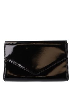 Divatos 9016 fekete lakk női alkalmi táska 