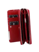 Gregorio BC-111 piros elöl kártyatartós lakk bőr női pénztárca