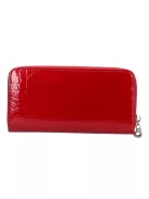 Gregorio BC-111 piros elöl kártyatartós lakk bőr női pénztárca