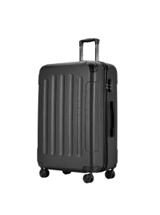 Bontour Vertical fekete 4 kerekű 3 részes bőrönd szett 