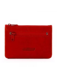 Sylvia Belmonte MS21 piros bőr kulcstartó