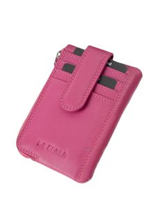 La Scala SE202 lila bőr kulcstartó