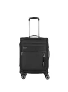 Travelite Miigo S fekete 4 kerekű kabin méretű bőrönd 