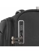 Travelite Miigo S fekete 4 kerekű kabin méretű bőrönd 