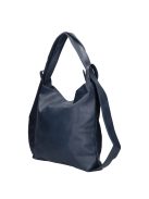 Divatos HB0161 kék női nagy hátizsák és válltáska