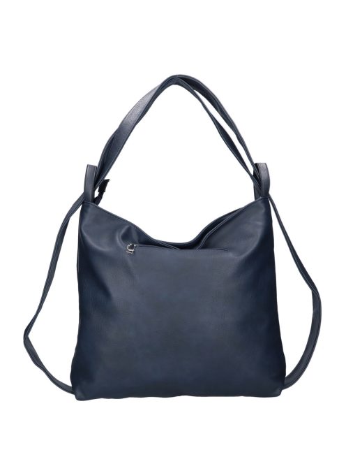 Divatos HB0161 kék női nagy hátizsák és válltáska