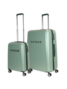 Beagles Voyage menta 4 kerekű 2 részes bőrönd szett