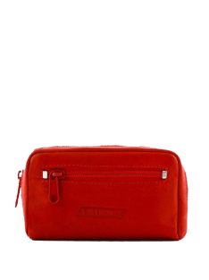 Sylvia Belmonte MS23 piros bőr kulcstartó