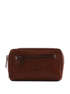 Sylvia Belmonte MS23 barna bőr kulcstartó