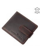 Green Deed OPR30809/T barna bőr férfi kártyatartó és pénztárca