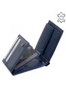 La Scala TGN1021 kék bőr női pénztárca