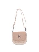 Karen Ren bézs virágos rostbőr női oldaltáska