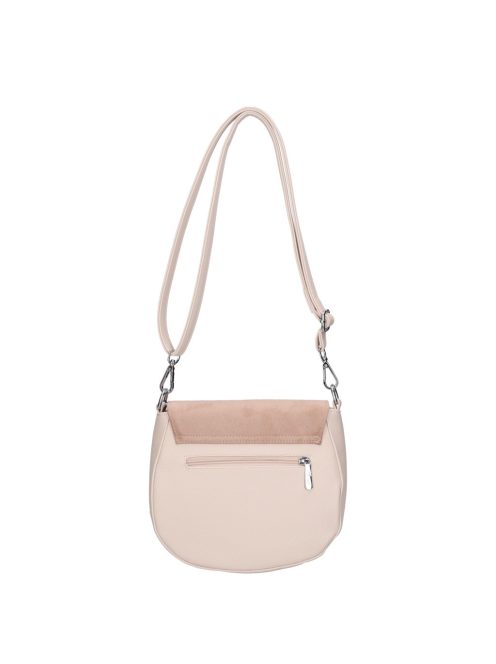 Karen Ren bézs virágos rostbőr női oldaltáska