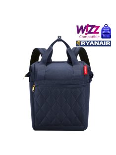   Reisenthel JR4110 Allrounder R rhombus midnight gold női hátizsák 