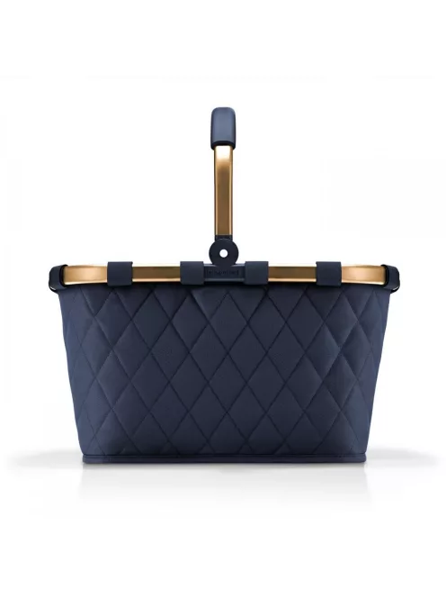 Reisenthel BK4110 Carrybag frame rhombus midnight gold női bevásárló kosár