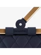 Reisenthel BK4110 Carrybag frame rhombus midnight gold női bevásárló kosár