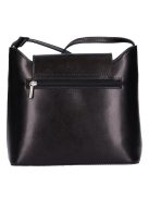Olasz bőr fekete bőr kicsi női oldaltáska 9711