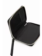 Desigual fehér-fekete virágos női kicsi pénztárca