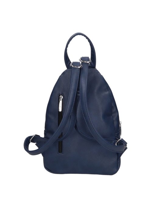 Karen Filip kék steppelt rostbőr női hátizsák