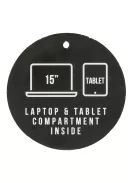 Enrico Benetti 47232 001 fekete nagy férfi laptoptáska 15"