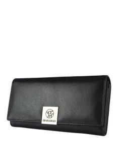 Gregorio GS-106 fekete bőr női pénztárca