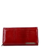 Gregorio GF-106 piros lakk bőr női pénztárca