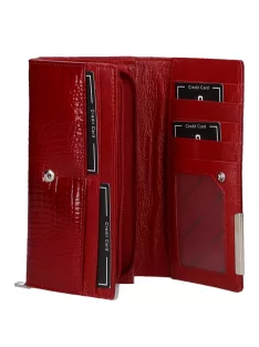 Gregorio GF-106 piros lakk bőr női pénztárca