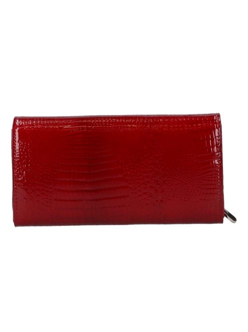 Gregorio GF-106 piros lakk bőr női pénztárca