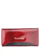 Gregorio GP-106 piros lakk bőr női pénztárca 