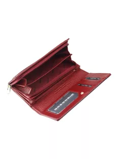 Gregorio GP-106 piros lakk bőr női pénztárca 