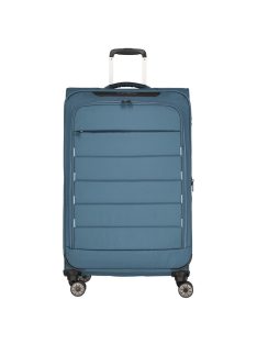 Travelite Skaii L kék 4 kerekű bővíthető nagy méretű bőrönd 