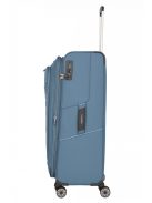 Travelite Skaii L kék 4 kerekű bővíthető nagy méretű bőrönd 