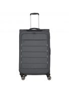 Travelite Skaii L szürke 4 kerekű bővíthető nagy méretű bőrönd 