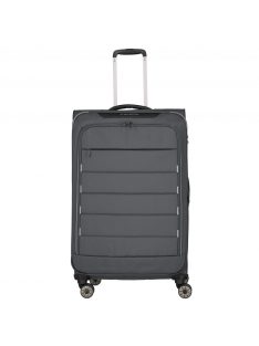 Travelite Skaii L szürke 4 kerekű bővíthető nagy méretű bőrönd 