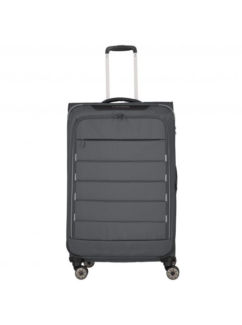 Travelite Skaii L szürke 4 kerekű bővíthető nagy méretű bőrönd 