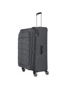 Travelite Skaii L szürke 4 kerekű bővíthető nagy méretű bőrönd 