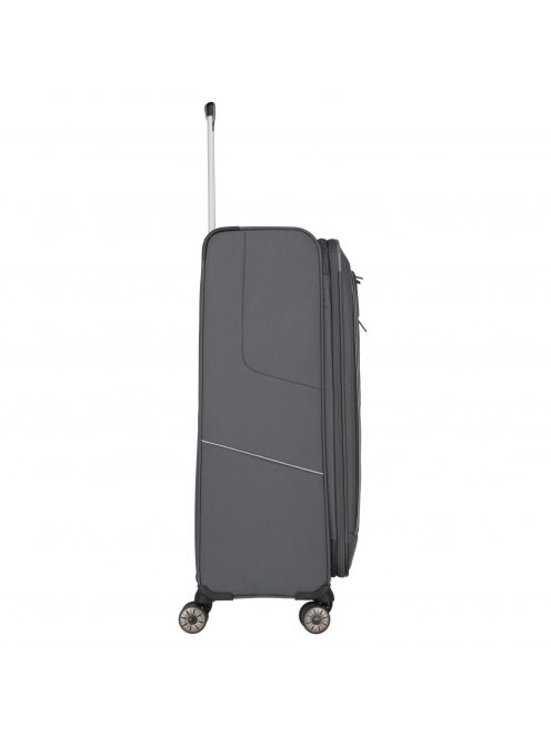 Travelite Skaii L szürke 4 kerekű bővíthető nagy méretű bőrönd 